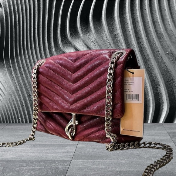 Rebecca Minkoff Handbags - Rebecca Minkoff Burgundy Chevron Shoulder Bag crossbody bag
